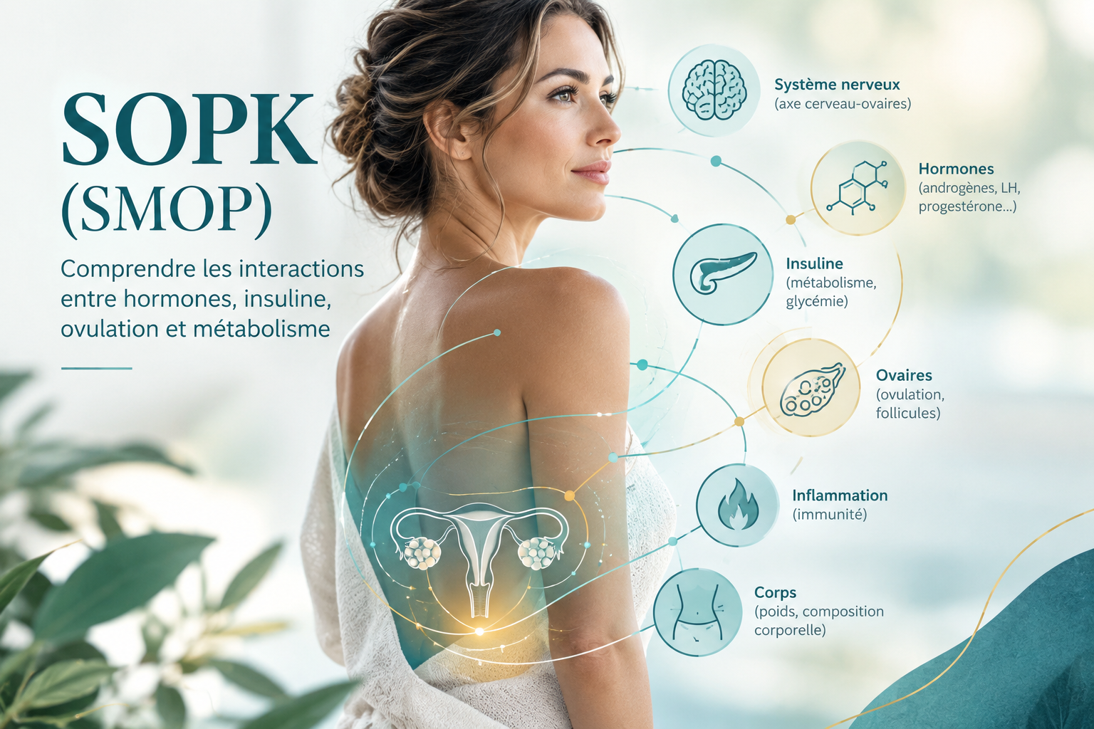 Lire la suite à propos de l’article SOPK (SMOP) : symptômes, hormones, insulinorésistance et dérèglement hormonal